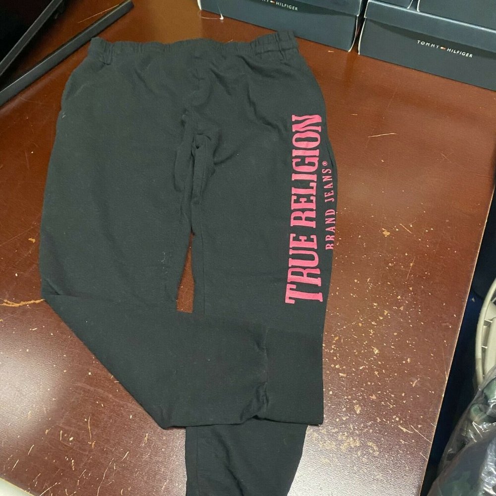 True Religion Mens Gray Pull On Comfort Loungewear Jogger Pants Size Large